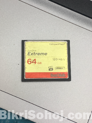 SanDisk CF card 64 GB, 32 GB